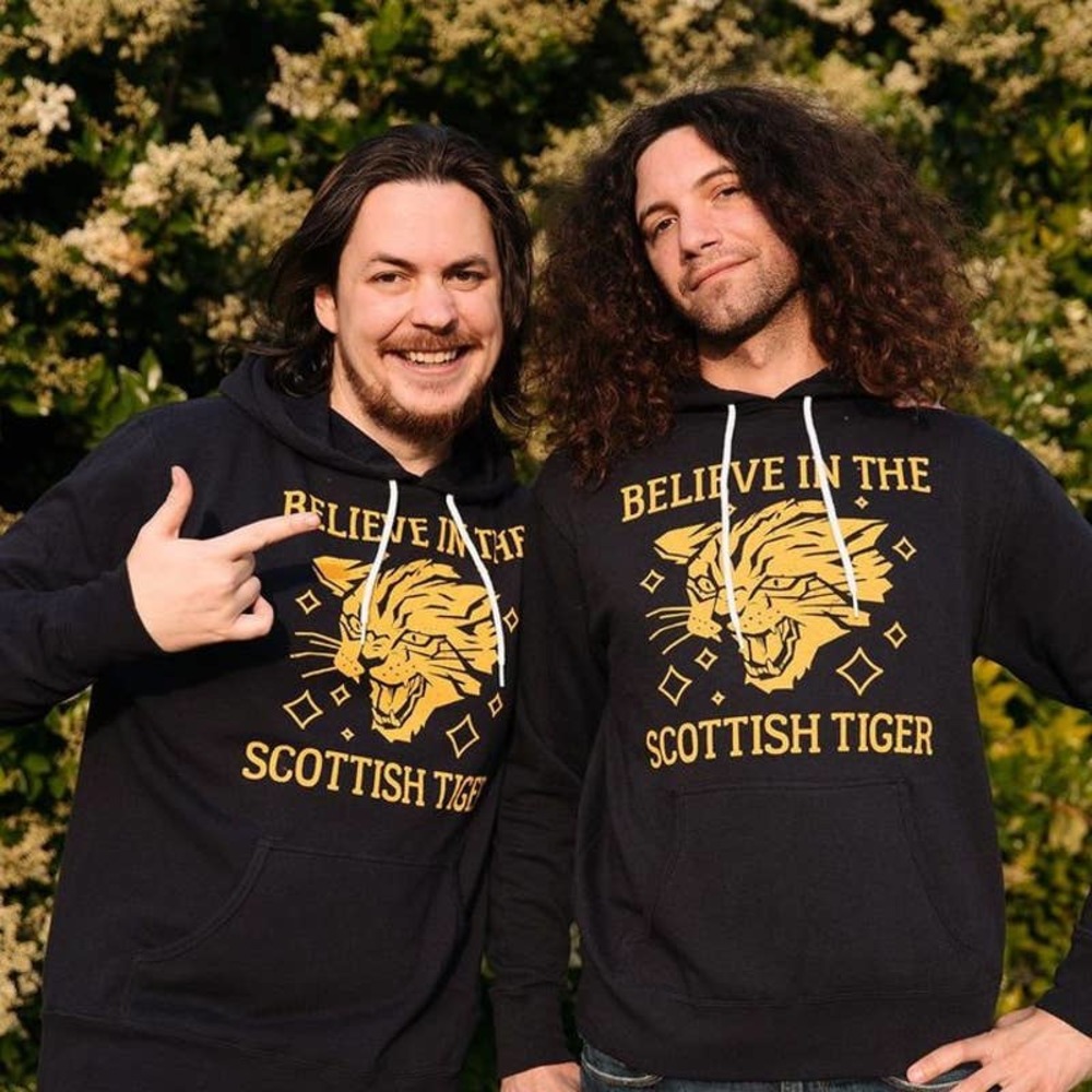 Believe in the Scottish Tiger Hoodie Game Grumps M